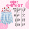 Girls Dressy Pumpkin Short Set