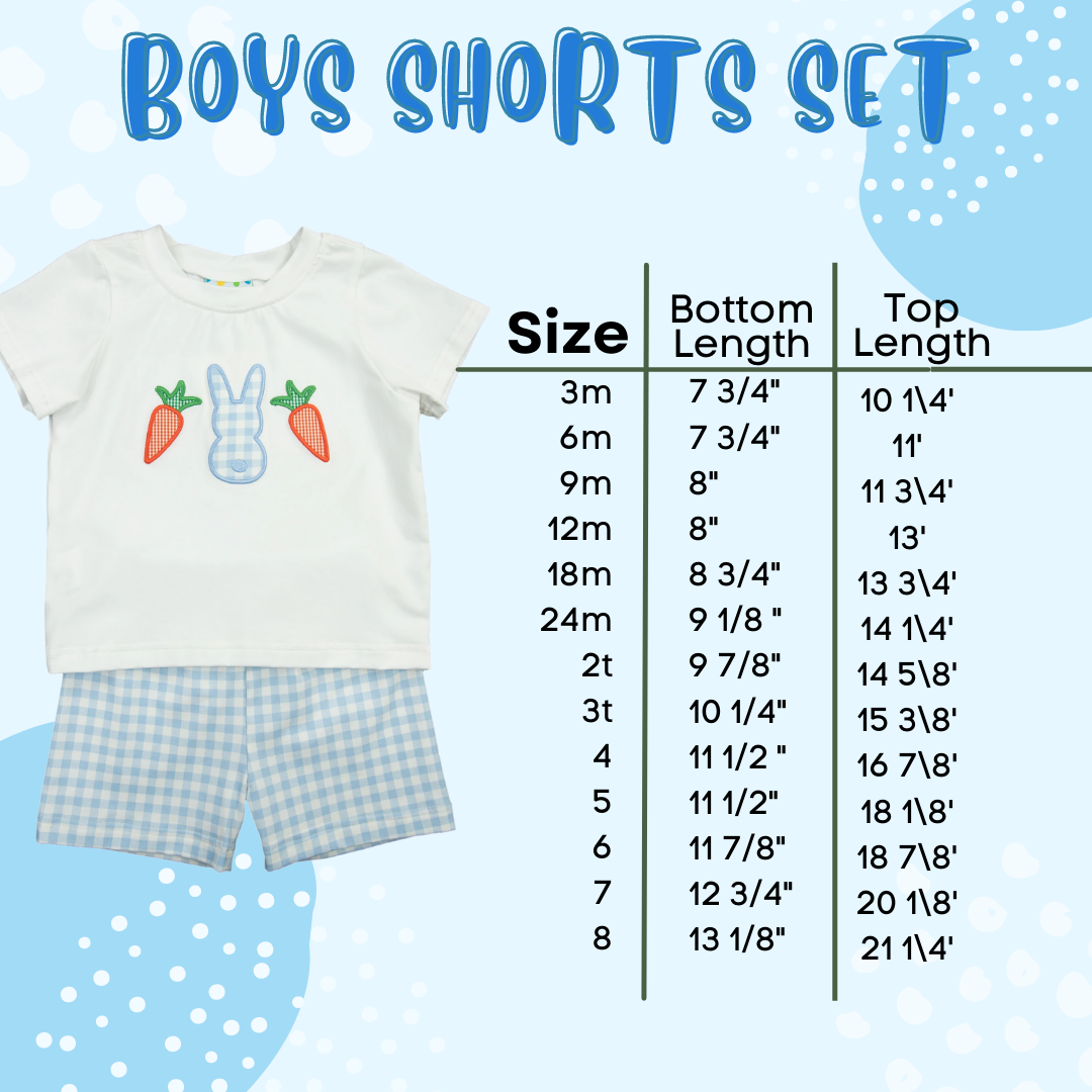 Boys Shadow Flag Shorts Set