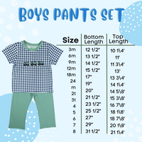 Boys Candy Cane Lane Pants Set