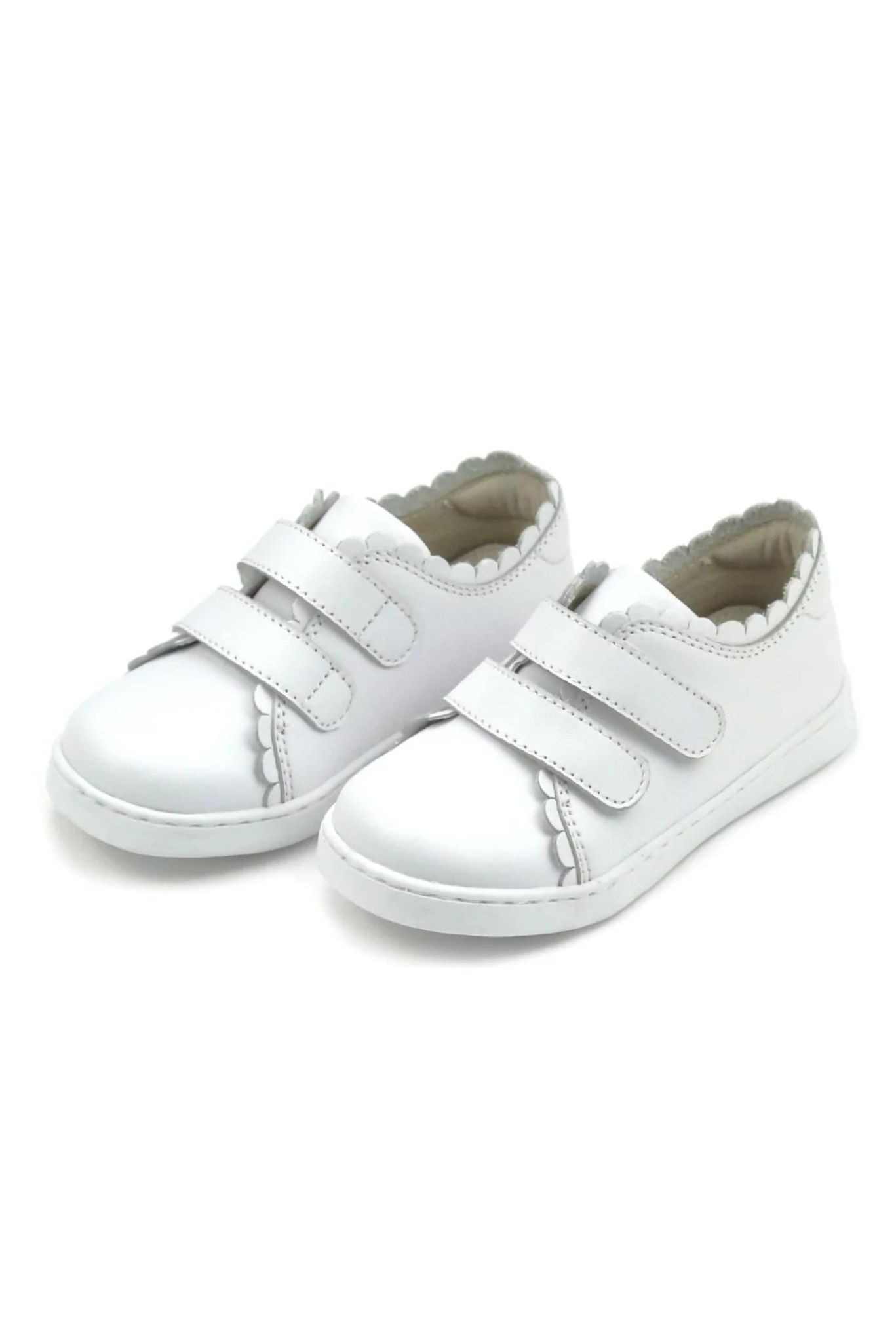 Caroline Scalloped Sneaker-White