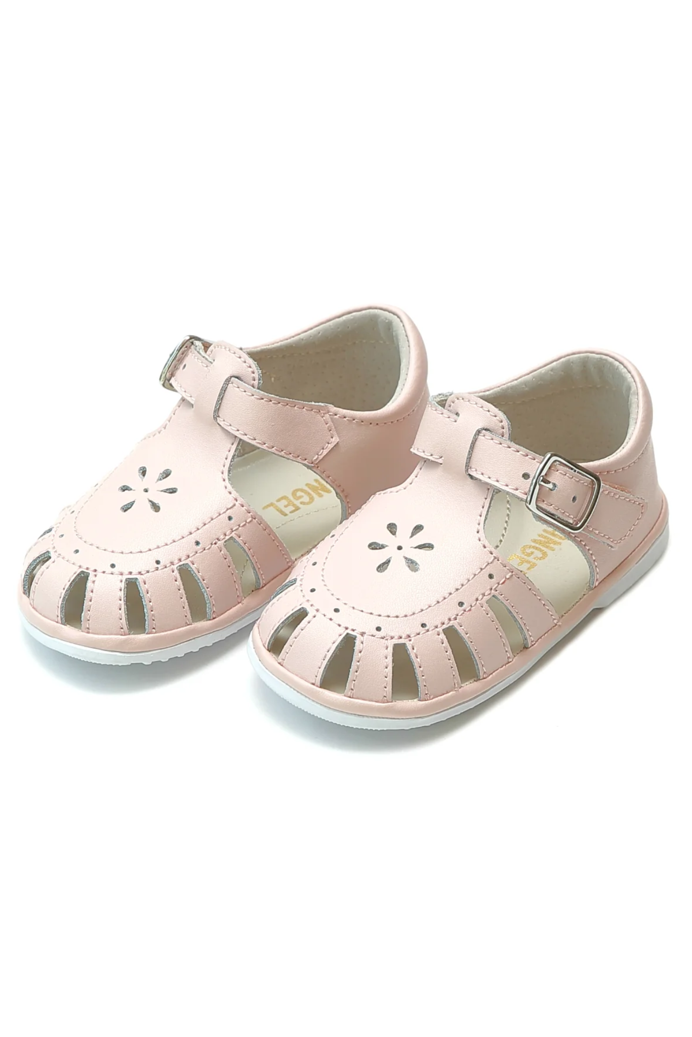 Shelby Caged Sandal (Baby)-Pink