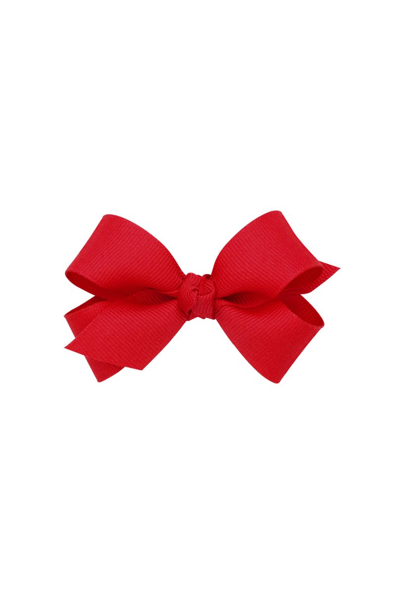 Red Mini Classic Grosgrain Bow