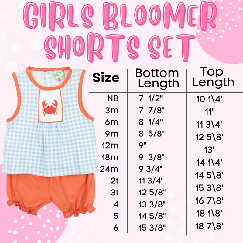 Girls Avery Bloomer Shorts Set