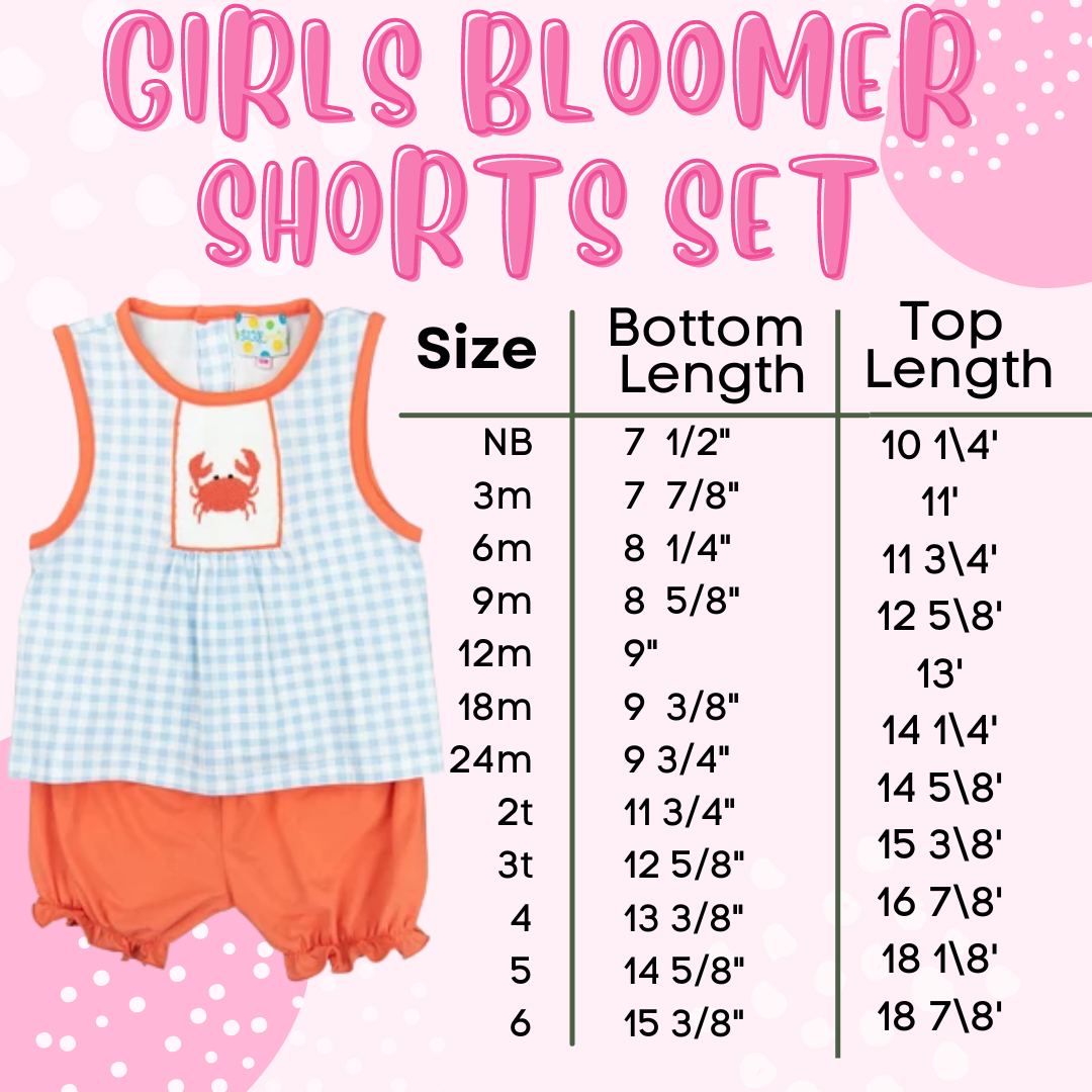 Girls Precious Pastels Bloomer Shorts Set
