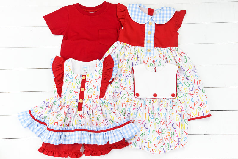 Girls ABC Dress