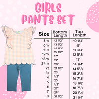 Girls Manger Pants Set