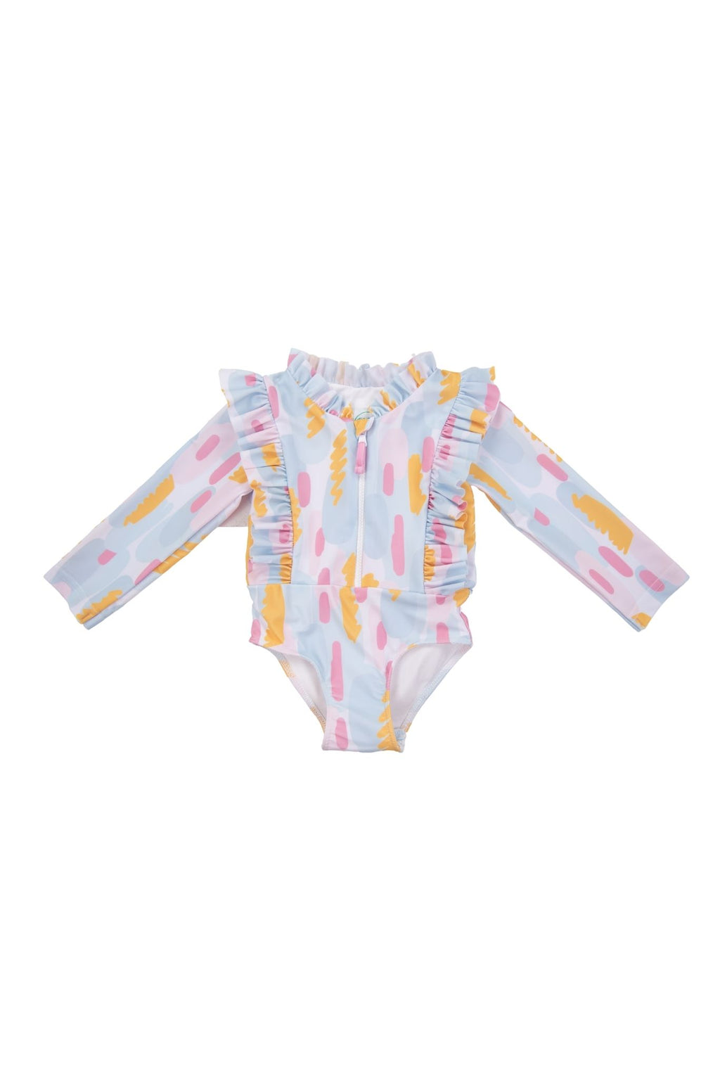 Girls Dottie Rashguard Swim Suit – Sugar Dumplin' Kids