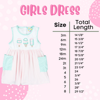 Girls Navy/Pink Floral Dress