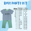 Boys Comfy Check Jogger Set