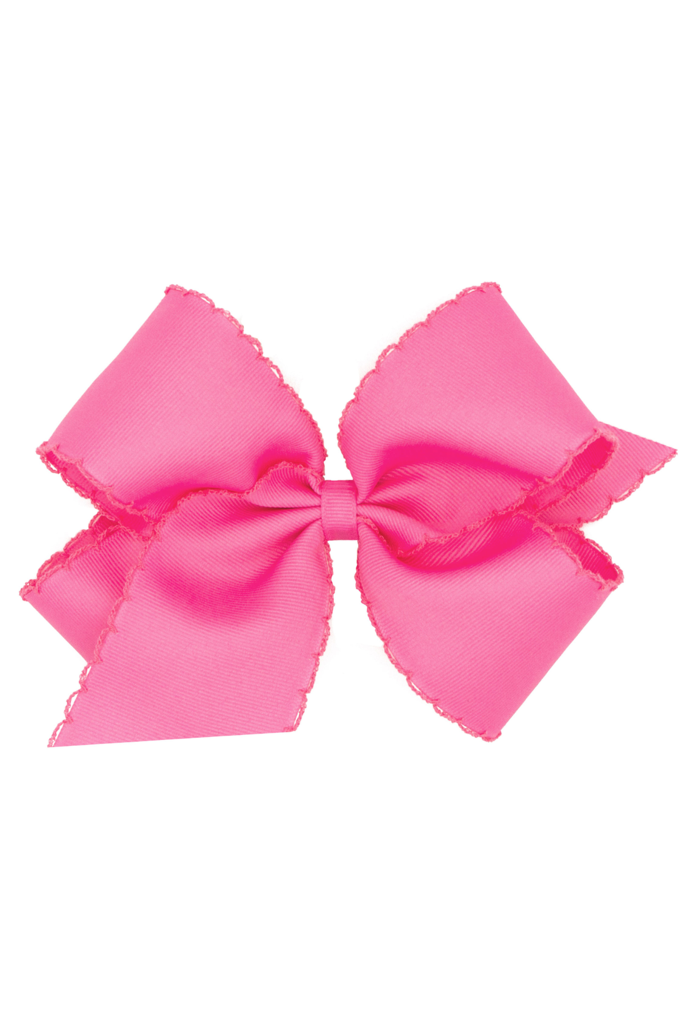 King Grosgrain Bow with Matching MoonStitch Edge (Multiple Color Options)