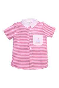 Boys Shadow Sailboat Shirt Only