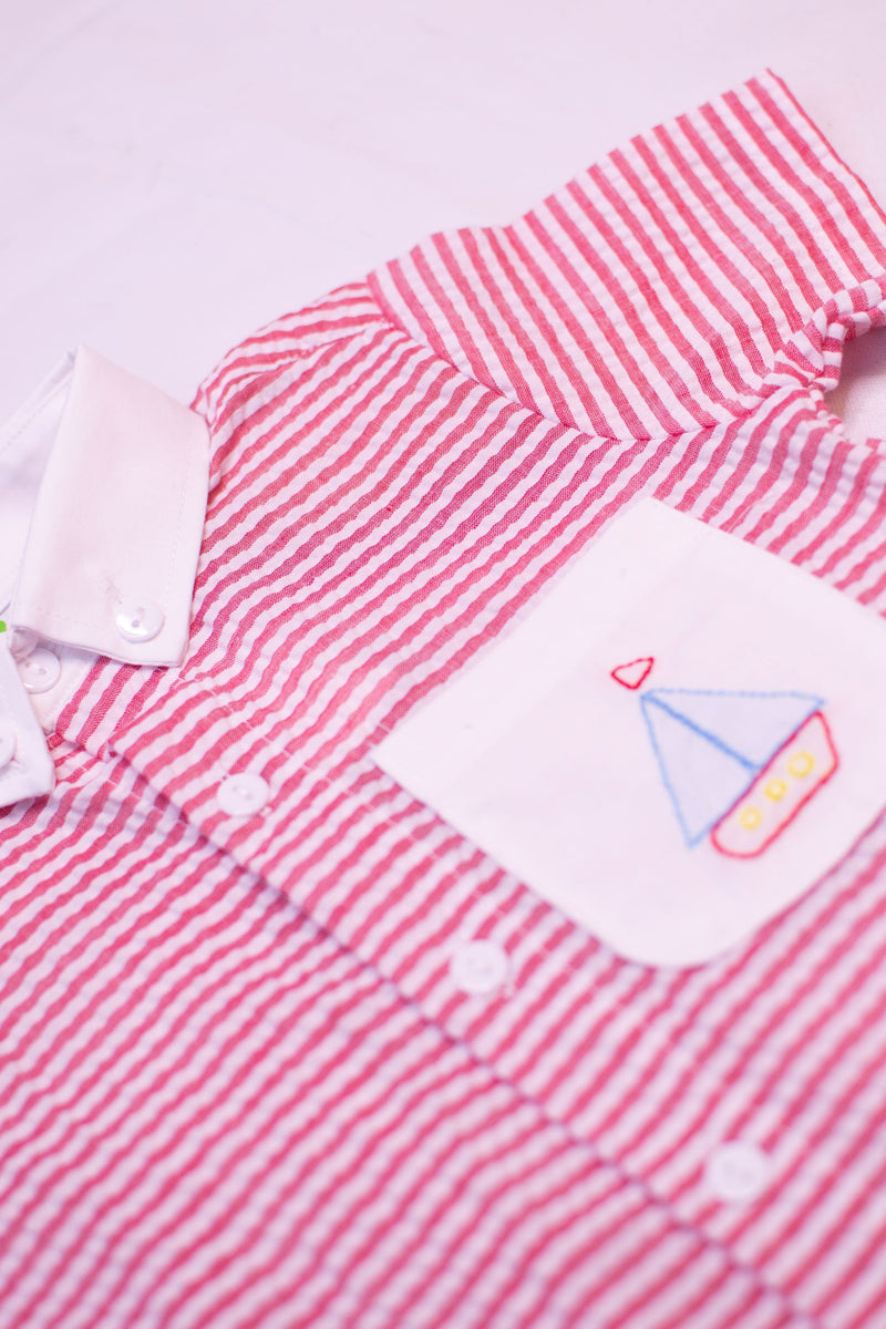 Boys Shadow Sailboat Shirt Only