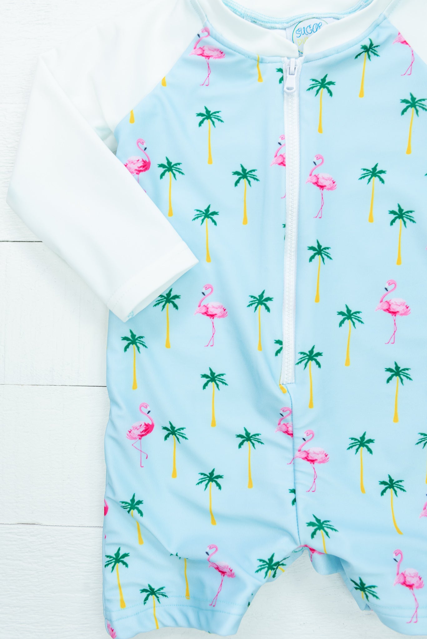 Boys Flamingo Rashguard Suit