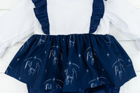 Girls Nativity Bloomer Shorts Set