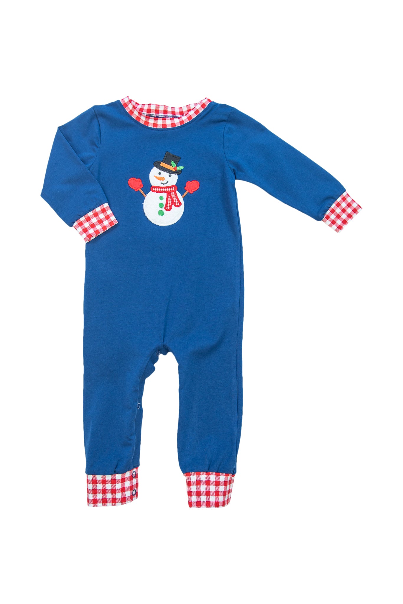 Boys Snowman Long PJ