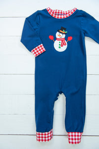 Boys Snowman Long PJ