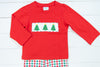 Boys Knit Smocked Tree Pant Set