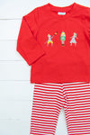 Boys Red Nutcracker Pant Set