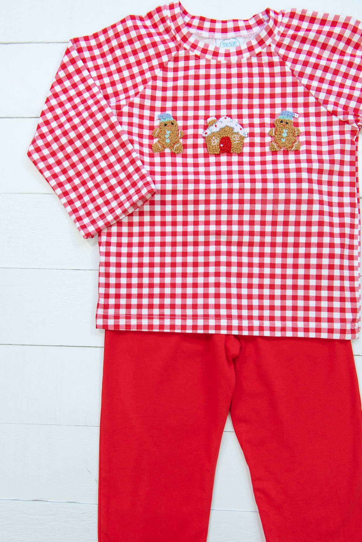 Boys Gingerbread Lane Pants Set