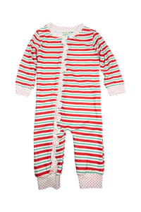 do not have Red/Green Stripe Ruffle Zip Up PJ