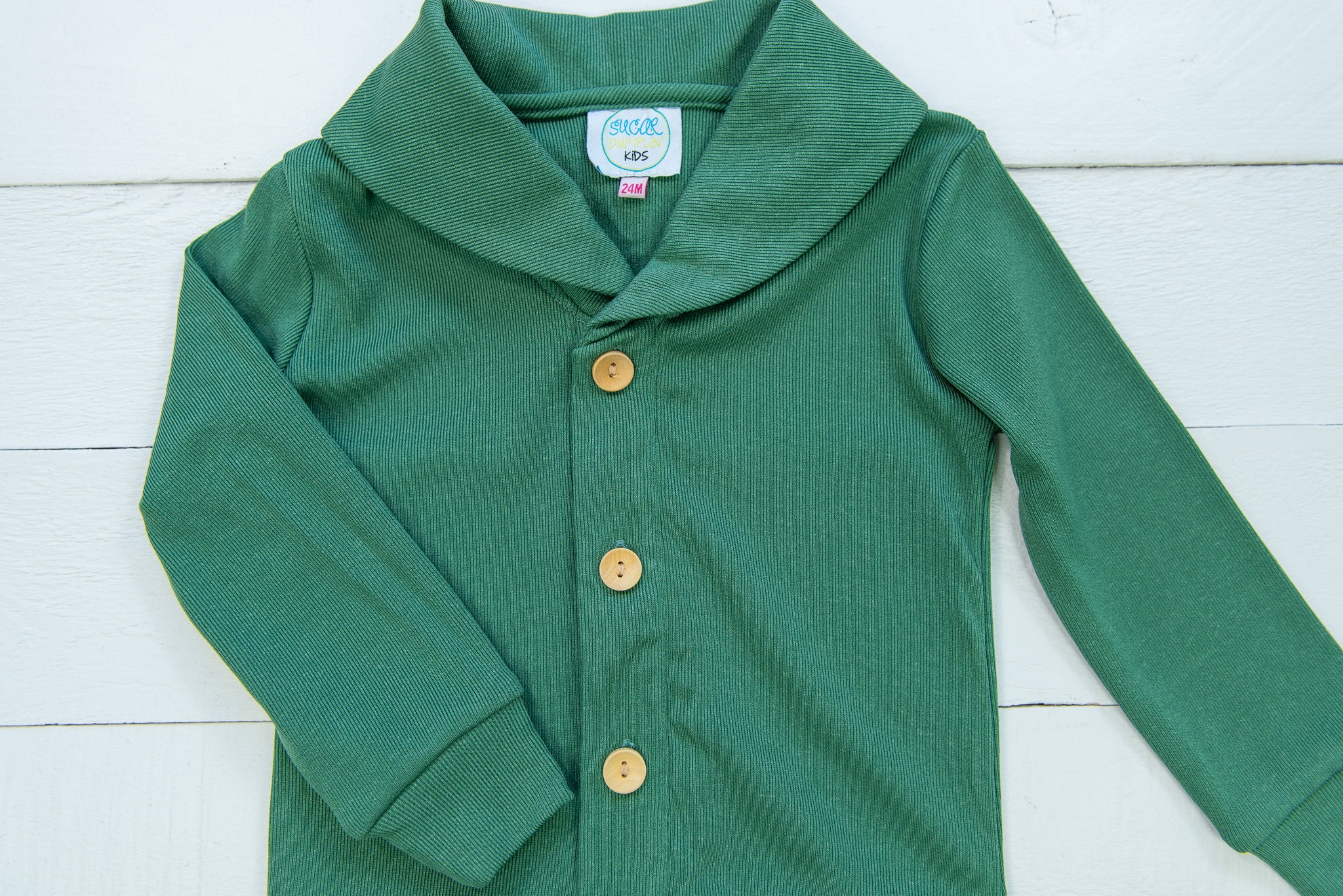 Boys Festive Green Sweater