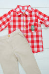 Boys Holiday Cheer Pants Set