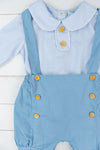 Boys Winter Blues Overall Set