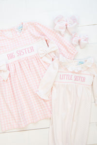 Girls Big Sister Long Sleeve Dress