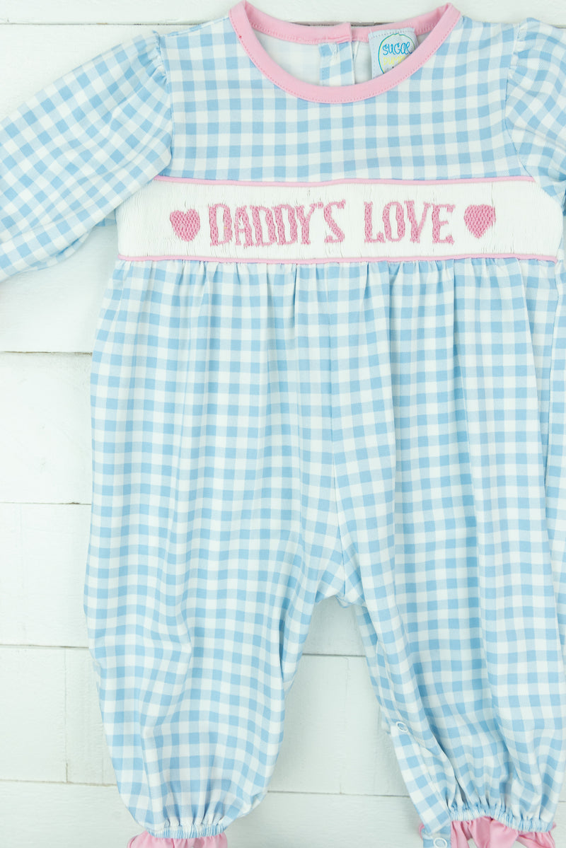 Girls Heart Smock Long Bubble