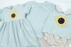 Girls Sunflower & Sage Dress