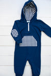 Boys Classic Comfy Hooded Romper
