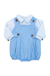 Boys Sweet Blue Corduroy Bubble Set