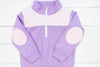 Girls Lavender/Pink Checked Pullover