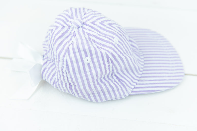Girls Lavender Baseball Hat