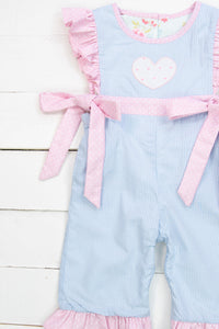 Girls Winter Reversible Long Romper