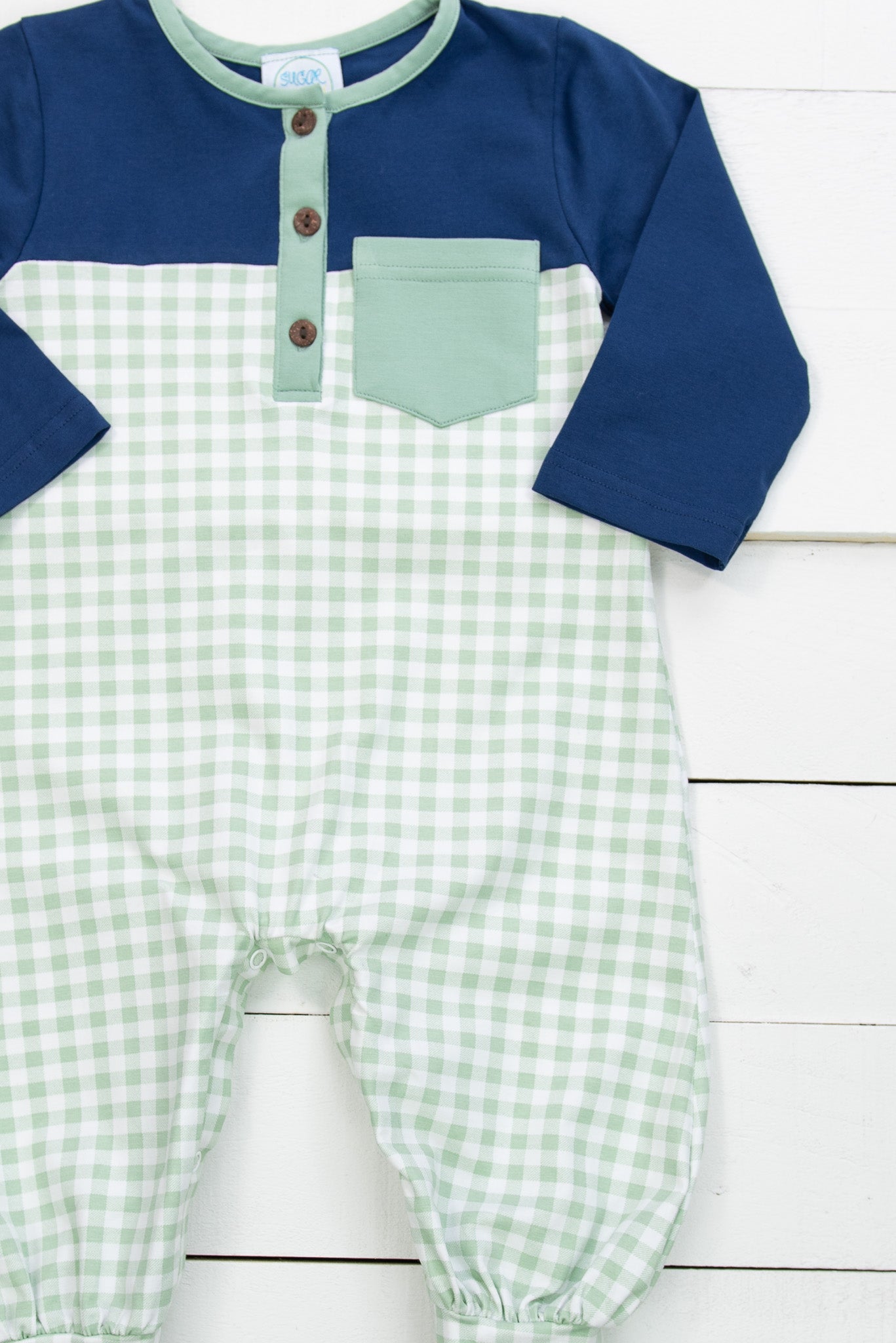 Boys Hudson Long Romper