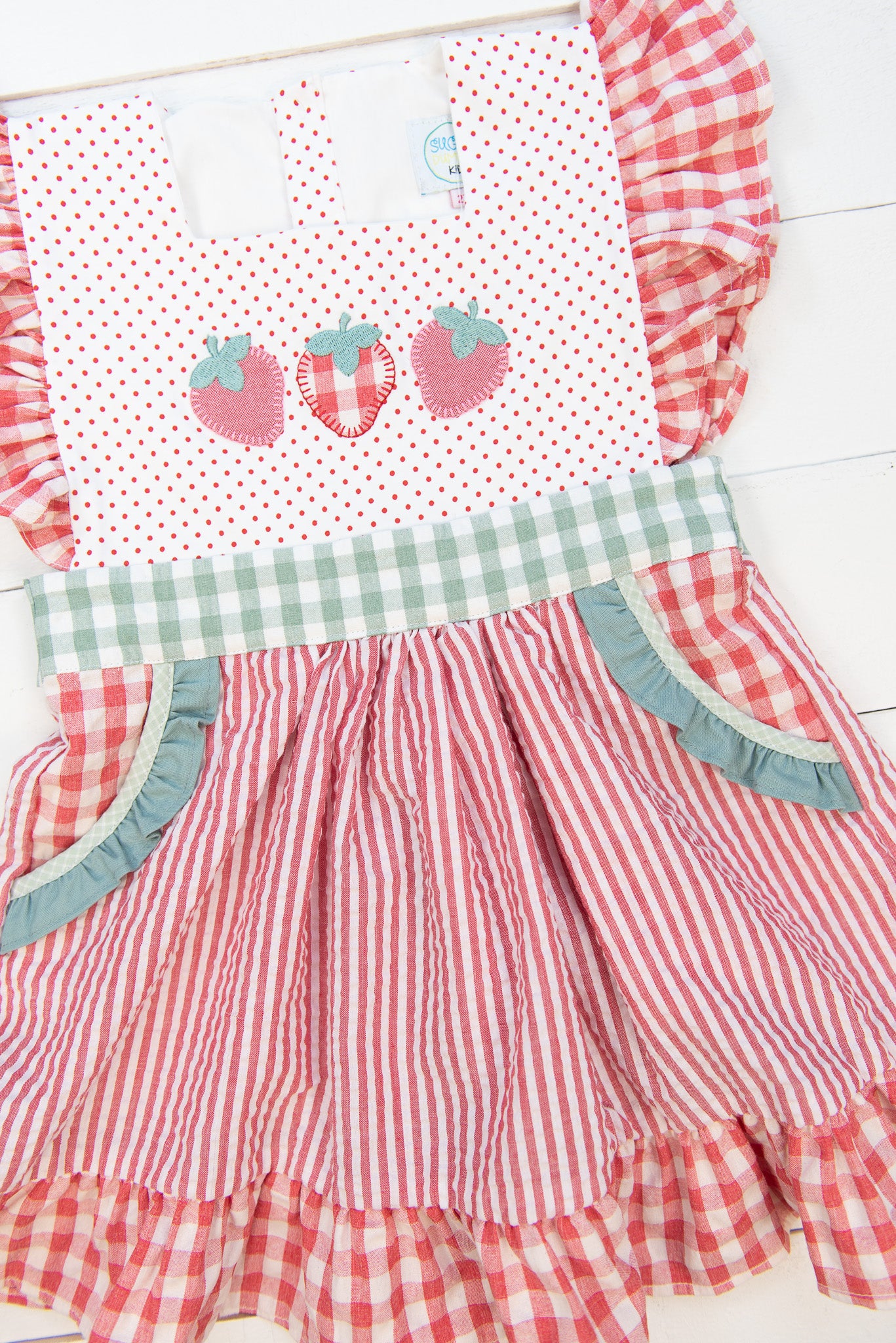 Girls Sweet Strawberries Dress