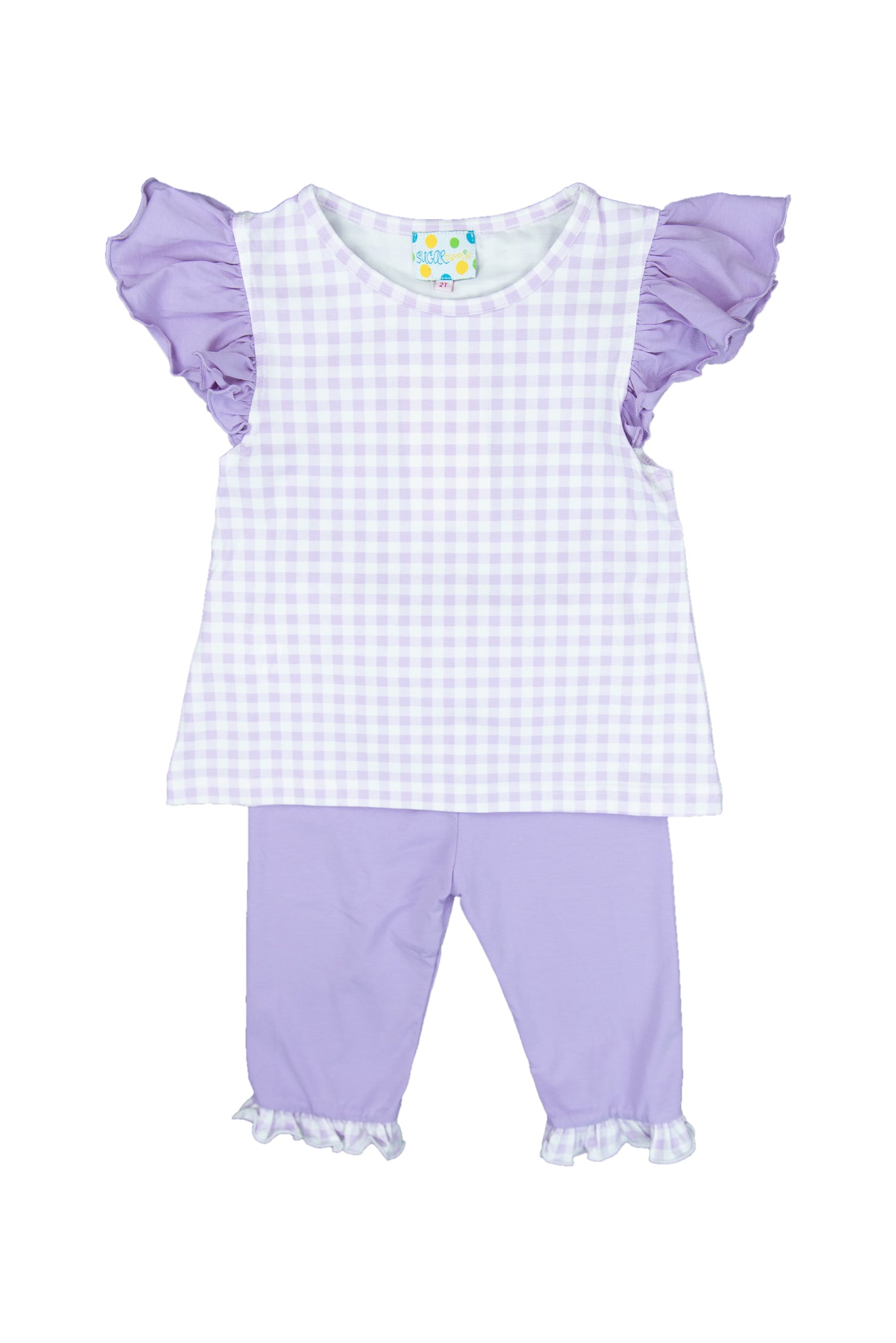 Girls Simple Pajama Pants Set