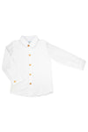 Boys White Linen Shirt Only