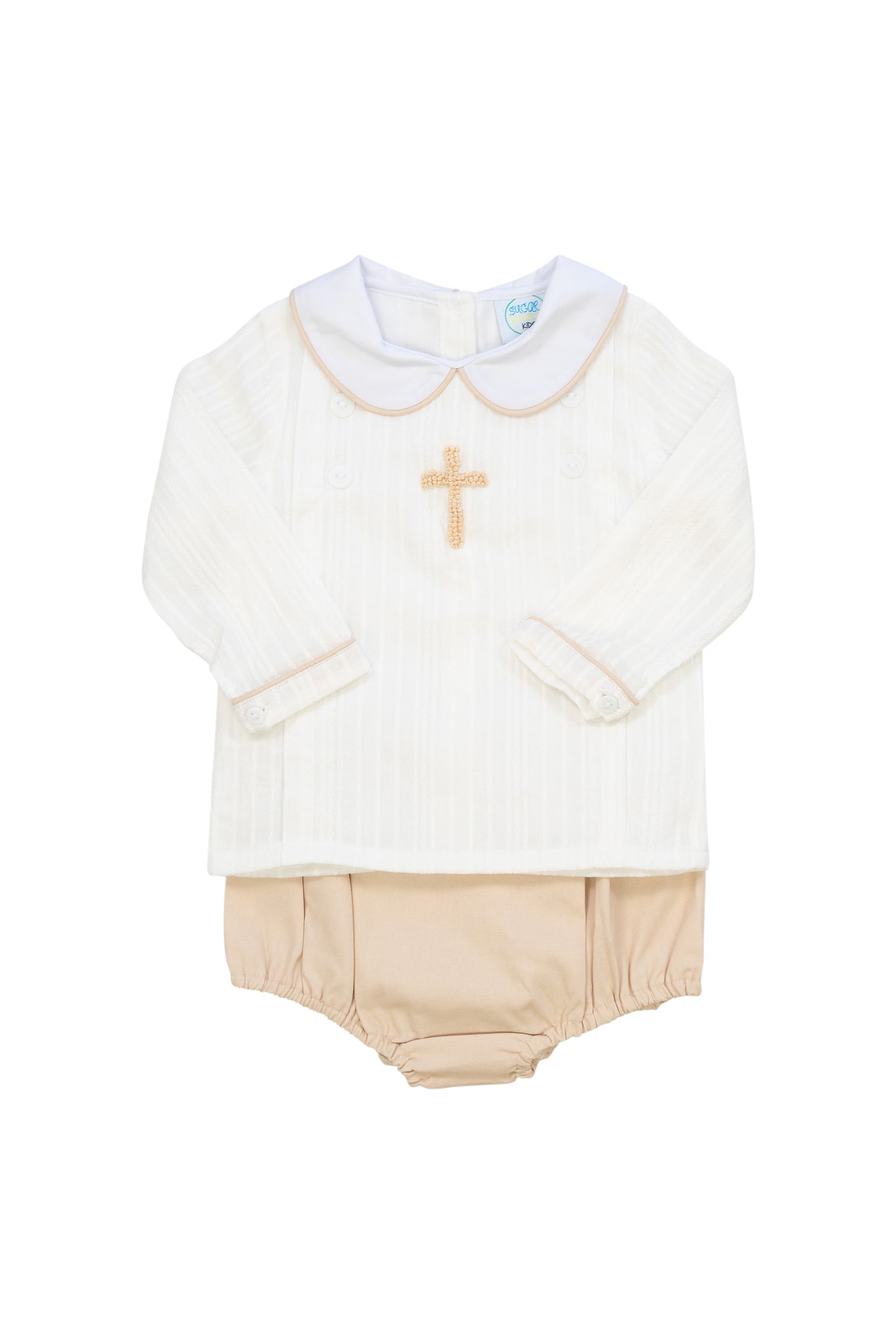 Boys At The Cross Diaper Set