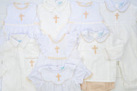Boys At The Cross Diaper Set