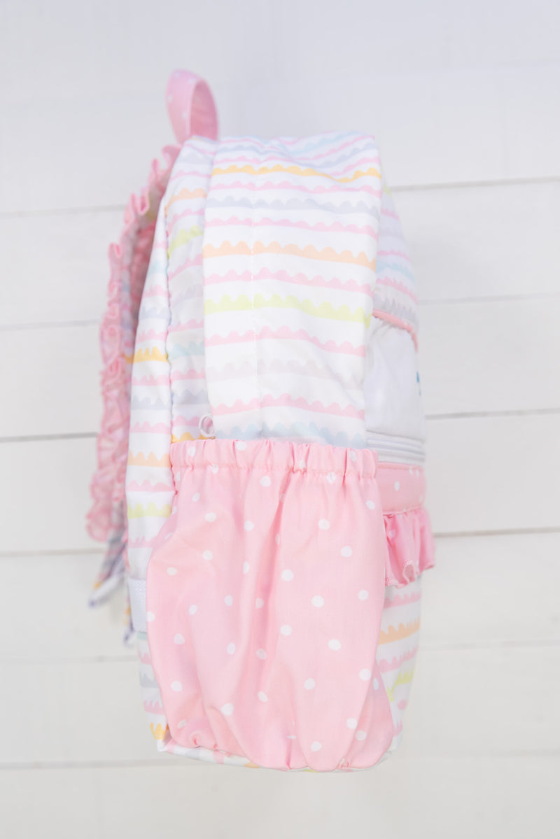 Girls Sweet Stripes Backpack