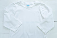 Boys Knit White Long Sleeve Shirt
