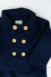 Girls Navy Pea Coat