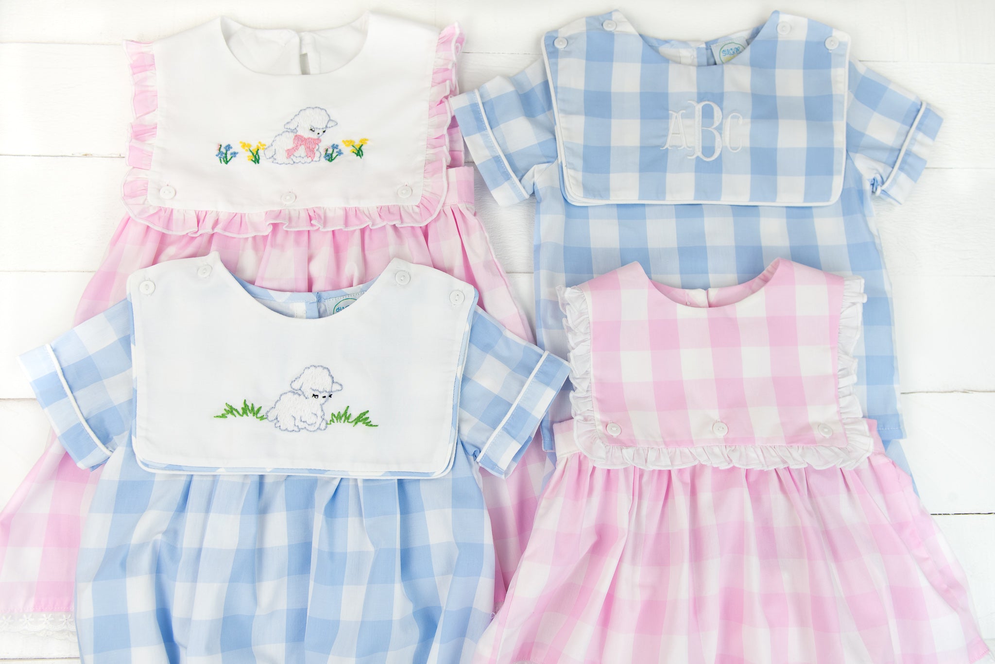 Girls Button On Lamb Bubble