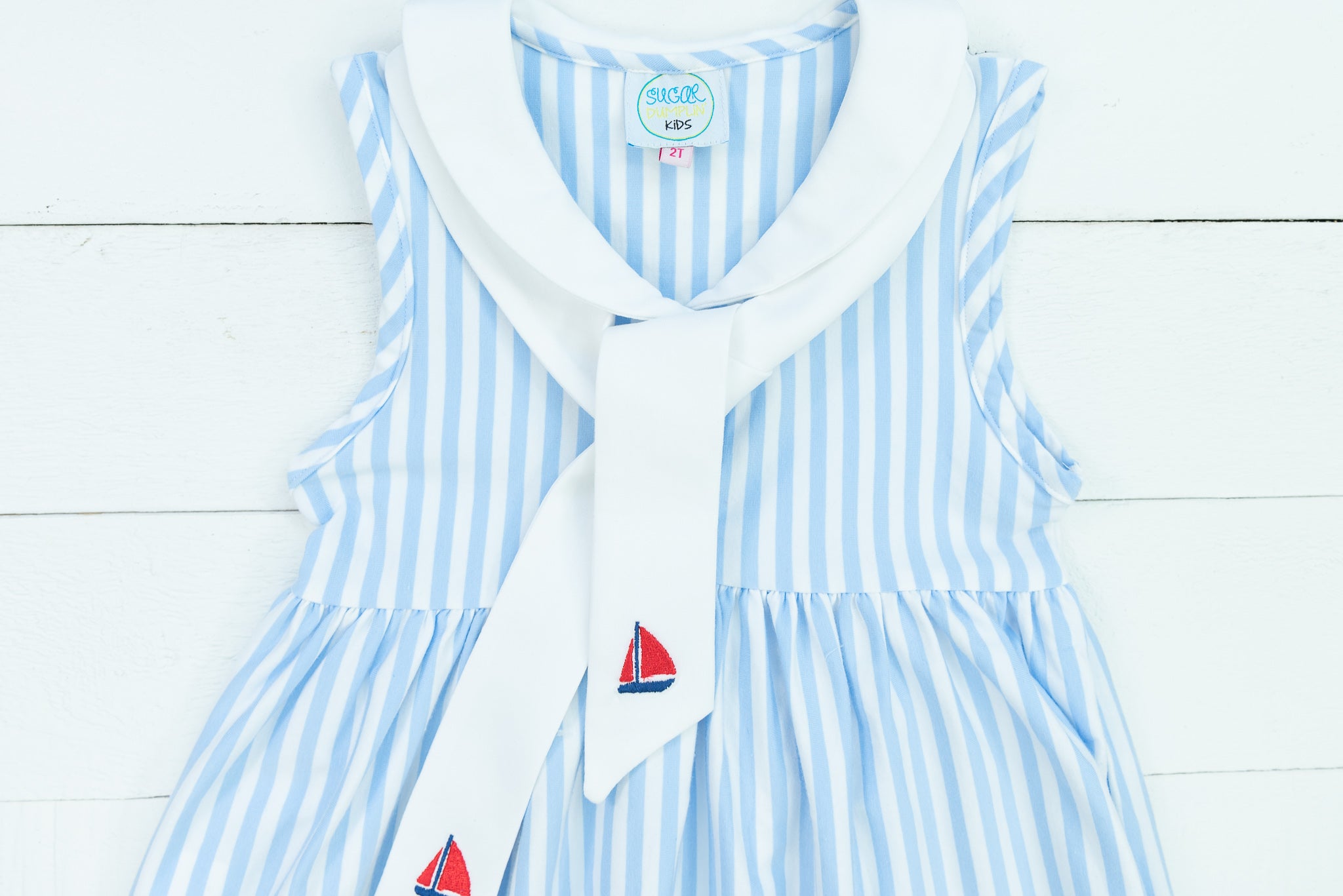 Girls Classic Sailboat Dress
