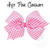 King Gingham Bow (Multiple Color Options)