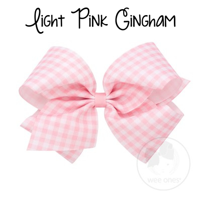 King Gingham Bow (Multiple Color Options)