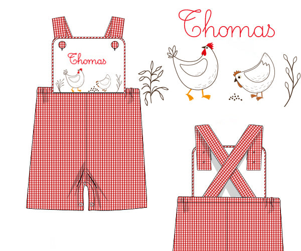 Boys Chicken Shortall