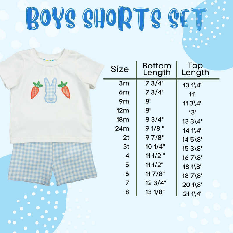 Boys Giraffe Shorts Set